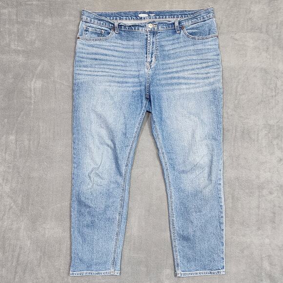 Old Navy Jeans Mid Rise Boyfriend Jeans Size 14 Relaxed - Picture 1 of 10